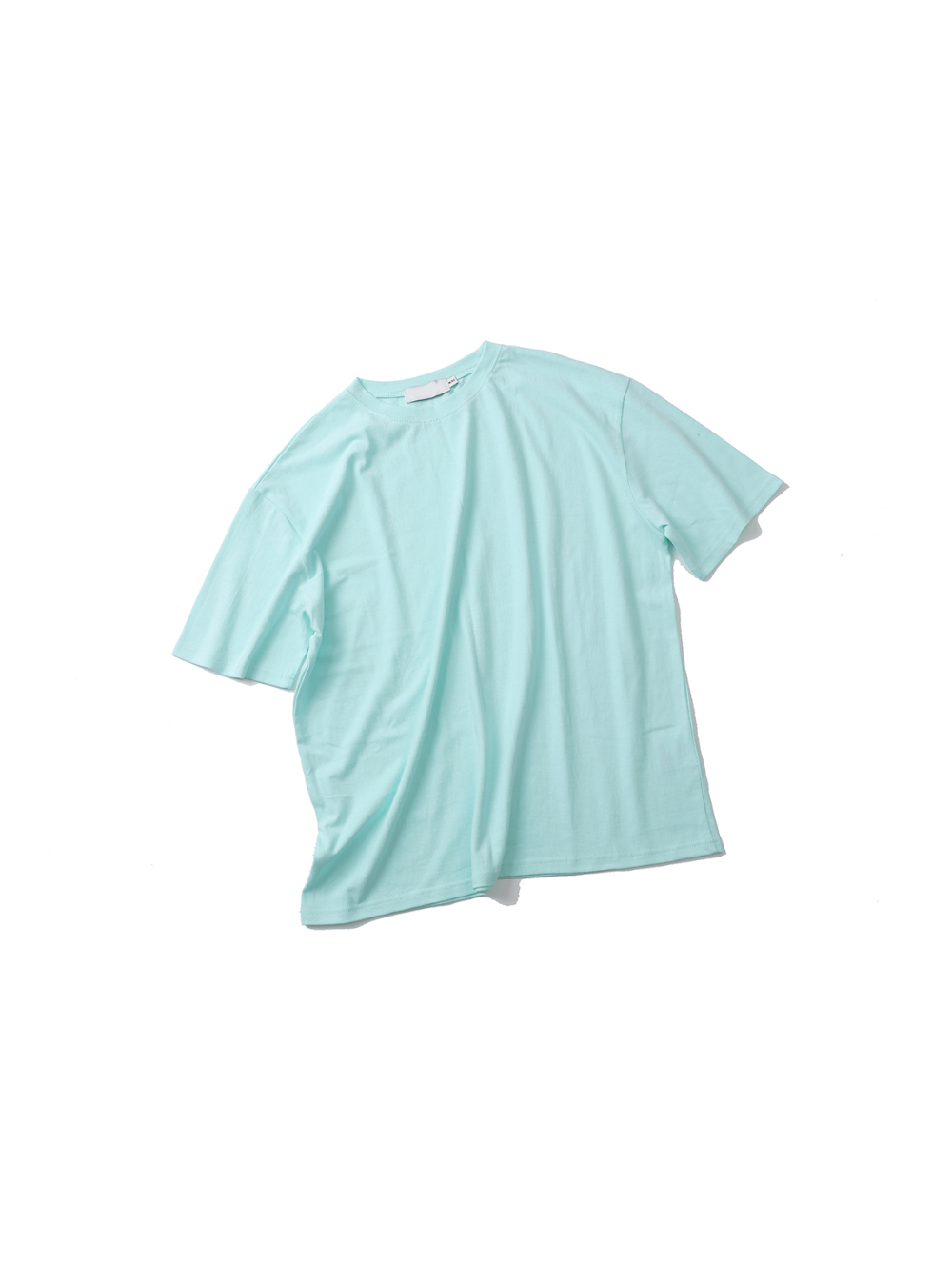 반팔 티셔츠 민트 색상 이미지-S1L73