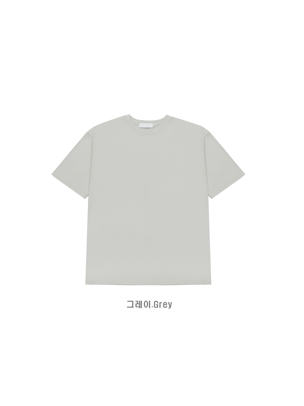 반팔 티셔츠 화이트 색상 이미지-S1L71