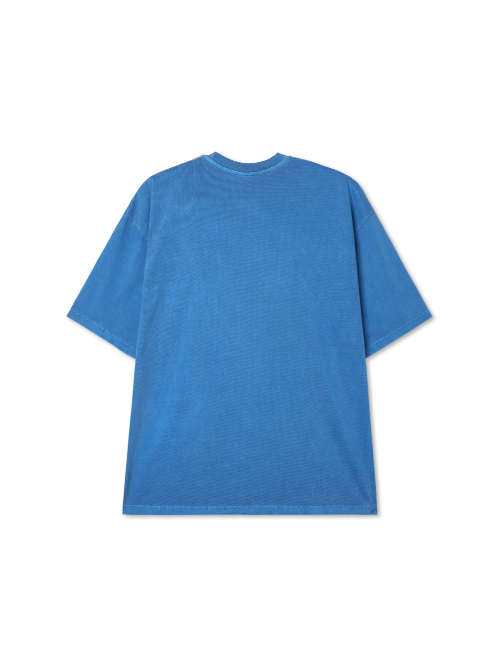반팔 티셔츠 블루 색상 이미지-S1L28